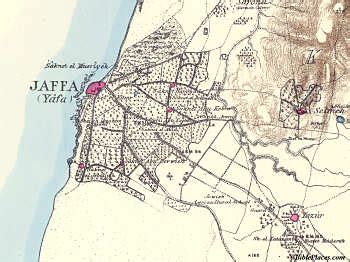 joppa map|Jaffa Map .